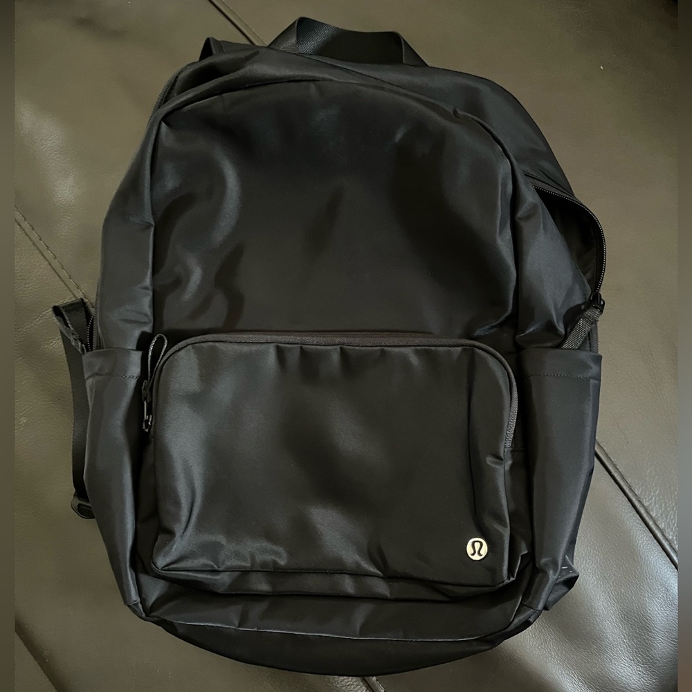 lululemon athletica Black Nylon Backpack